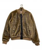 HUNTERハンター）の古着「フェイクファージャケット」｜ブラウン