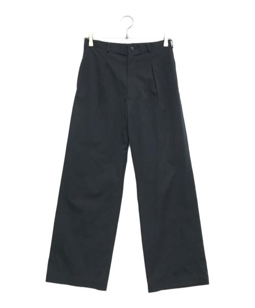 Y's（ワイズ）Y's (ワイズ) 90'sタックワイドパンツ ブラック サイズ:Mの古着・服飾アイテム