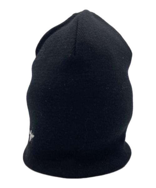 DIOR HOMME（ディオール オム）Dior Homme (ディオール オム) 刺繍ニット帽 ブラックの古着・服飾アイテム