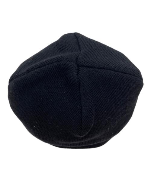 DIOR HOMME（ディオール オム）Dior Homme (ディオール オム) 刺繍ニット帽 ブラックの古着・服飾アイテム