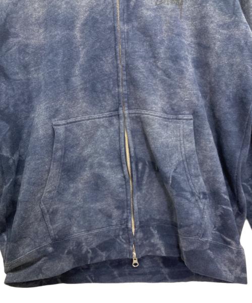 stussy（ステューシー）stussy (ステューシー) タイダイジップパーカー ブルー サイズ:Lの古着・服飾アイテム
