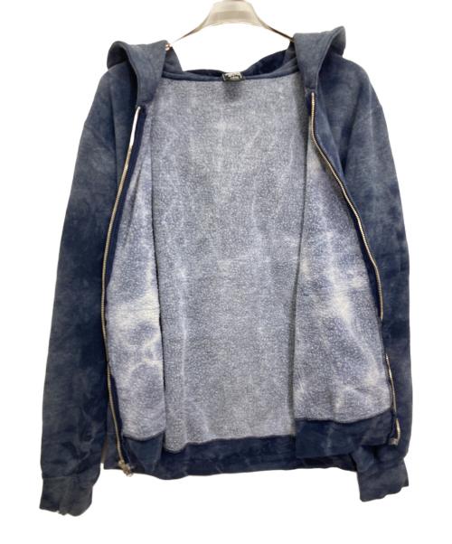 stussy（ステューシー）stussy (ステューシー) タイダイジップパーカー ブルー サイズ:Lの古着・服飾アイテム