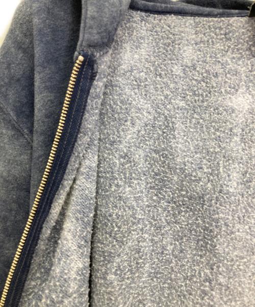 stussy（ステューシー）stussy (ステューシー) タイダイジップパーカー ブルー サイズ:Lの古着・服飾アイテム