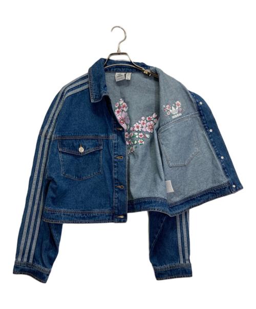 adidas（アディダス）adidas (アディダス) デニムジャケット インディゴ サイズ:Mの古着・服飾アイテム