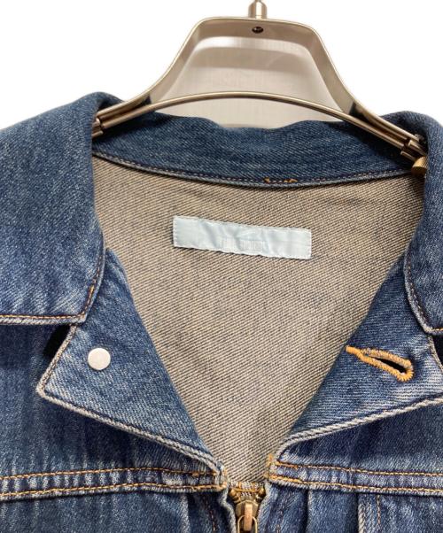 PINK HOUSE（ピンクハウス）PINK HOUSE (ピンクハウス) ロゴジップアップデニムジャケット インディゴ サイズ:ーの古着・服飾アイテム