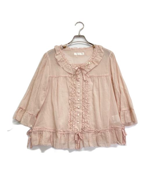 PINK HOUSE（ピンクハウス）PINK HOUSE (ピンクハウス) ブラウス ピンク サイズ:表記無しの古着・服飾アイテム