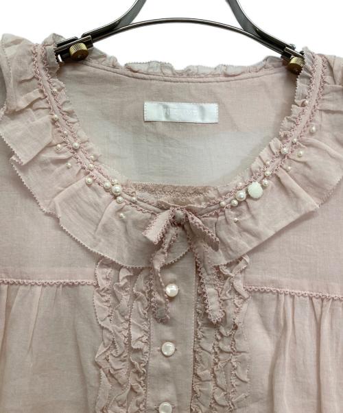 PINK HOUSE（ピンクハウス）PINK HOUSE (ピンクハウス) ブラウス ピンク サイズ:表記無しの古着・服飾アイテム