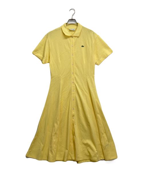 LACOSTE（ラコステ）LACOSTE (ラコステ) ポロワンピース イエロー サイズ:38の古着・服飾アイテム