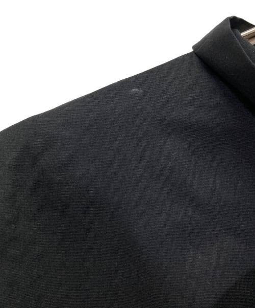 BLENHEIM（ブレンヘイム）BLENHEIM (ブレンヘイム) 前後2WAYリボンタイロングシャツ ブラック サイズ:Sの古着・服飾アイテム