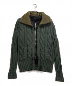 DOLCE & GABBANAドルチェ＆ガッバーナ）の古着「ニットジャケット」｜グリーン