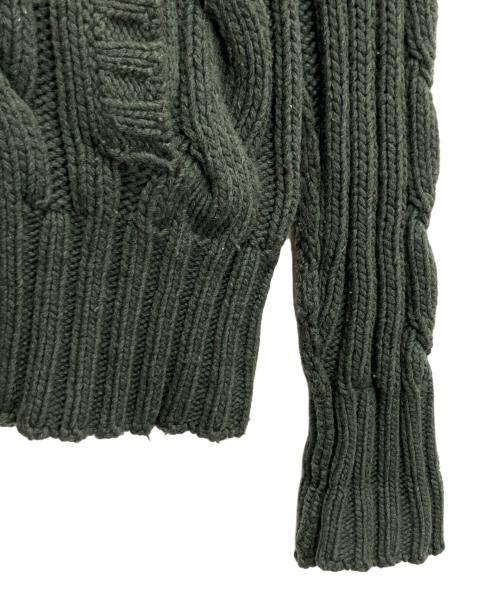 DOLCE & GABBANA（ドルチェ＆ガッバーナ）DOLCE & GABBANA (ドルチェ＆ガッバーナ) ニットジャケット グリーン サイズ:46の古着・服飾アイテム