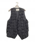 crinkle crinkle crinkleクリンクル クリンクル クリンクル）の古着「ベスト」｜ブラック