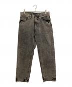 DELUXEデラックス）の古着「デニムパンツ」｜ブラック