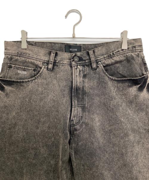 DELUXE（デラックス）Deluxe (デラックス) デニムパンツ ブラック サイズ:Lの古着・服飾アイテム