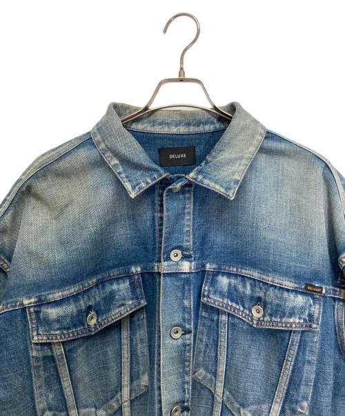 DELUXE（デラックス）Deluxe (デラックス) デニムジャケット インディゴ サイズ:Lの古着・服飾アイテム