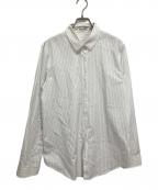 JIL SANDERジルサンダー）の古着「ストライプシャツ」｜ホワイト