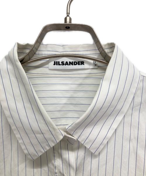 JIL SANDER（ジルサンダー）JIL SANDER (ジルサンダー) ストライプシャツ ホワイト サイズ:38の古着・服飾アイテム