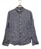 R&D.M.Co-OLDMAN'S TAILORオールドマンズテイラー）の古着「リネンシャツ」｜ブルー