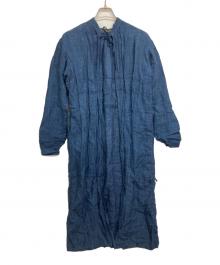 GARMENT REPRODUCTION OF WORKERS（ガーメントリプロダクションオブワーカーズ）の古着「リネンワンピース」｜ブルー