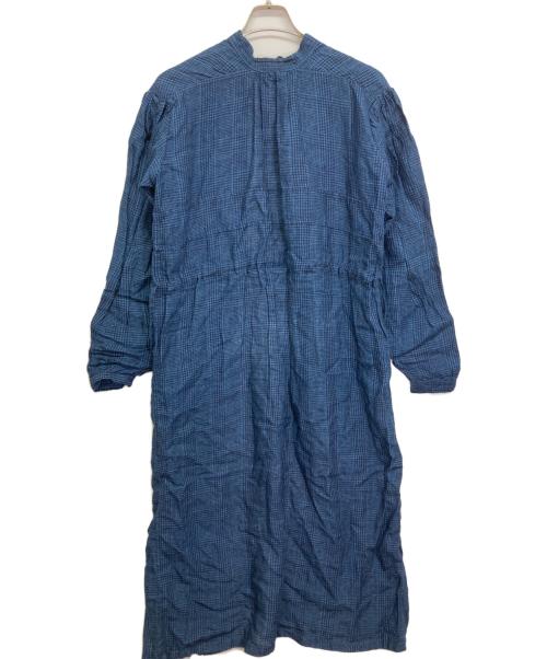 GARMENT REPRODUCTION OF WORKERS（ガーメントリプロダクションオブワーカーズ）GARMENT REPRODUCTION OF WORKERS (ガーメントリプロダクションオブワーカーズ) リネンワンピース ブルー サイズ:-の古着・服飾アイテム