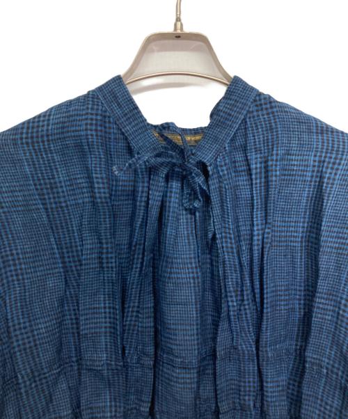 GARMENT REPRODUCTION OF WORKERS（ガーメントリプロダクションオブワーカーズ）GARMENT REPRODUCTION OF WORKERS (ガーメントリプロダクションオブワーカーズ) リネンワンピース ブルー サイズ:-の古着・服飾アイテム