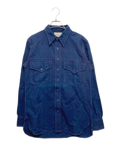 HAVERSACK（ハバーサック）HAVERSACK (ハバーサック) シャツ インディゴ サイズ:Mの古着・服飾アイテム
