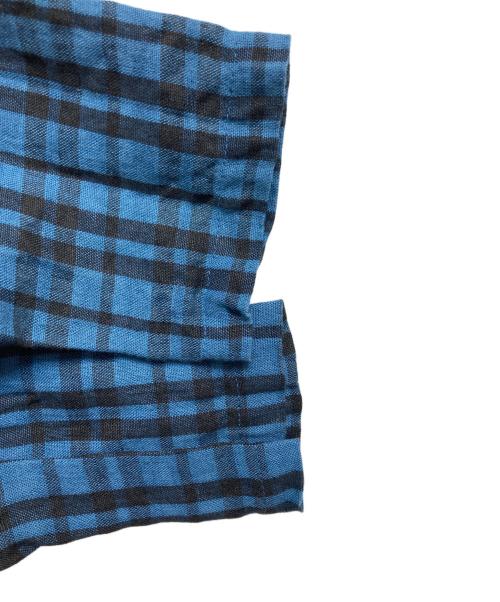 fog linen work（フォグリネンワーク）fog linen work (フォグリネンワーク) リネンワンピース ネイビー サイズ:記載なしの古着・服飾アイテム