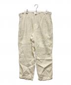 nest Robeネストローブ）の古着「リネンパンツ」｜アイボリー