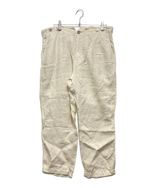 nest Robe（ネストローブ）nest Robe (ネストローブ) リネンパンツ アイボリー サイズ:記載なしの古着・服飾アイテム