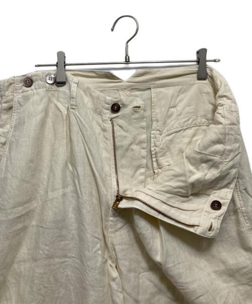 nest Robe（ネストローブ）nest Robe (ネストローブ) リネンパンツ アイボリー サイズ:記載なしの古着・服飾アイテム