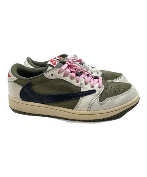 NIKE（ナイキ）NIKE (ナイキ) JORDAN 1 LOW OG SP REVERSE Travis Scott Reverse オリーブ サイズ:27.5の古着・服飾アイテム