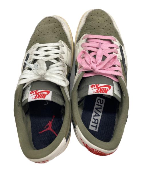 NIKE（ナイキ）NIKE (ナイキ) JORDAN 1 LOW OG SP REVERSE Travis Scott Reverse オリーブ サイズ:27.5の古着・服飾アイテム