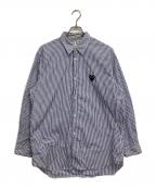 PLAY COMME des GARCONSプレイコムデギャルソン）の古着「シャツ」｜ブルー