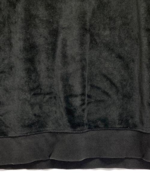 stussy（ステューシー）stussy (ステューシー) ベロアスウェット ブラック サイズ:Lの古着・服飾アイテム