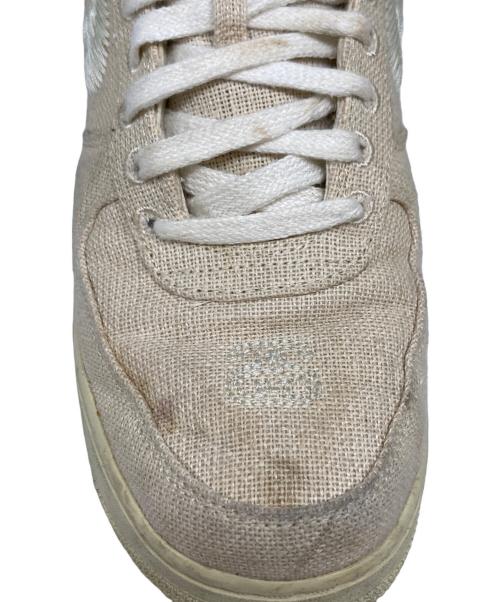 NIKE（ナイキ）NIKE (ナイキ) stussy (ステューシー) Air Force 1 Low Fossil ホワイト サイズ:28.5の古着・服飾アイテム