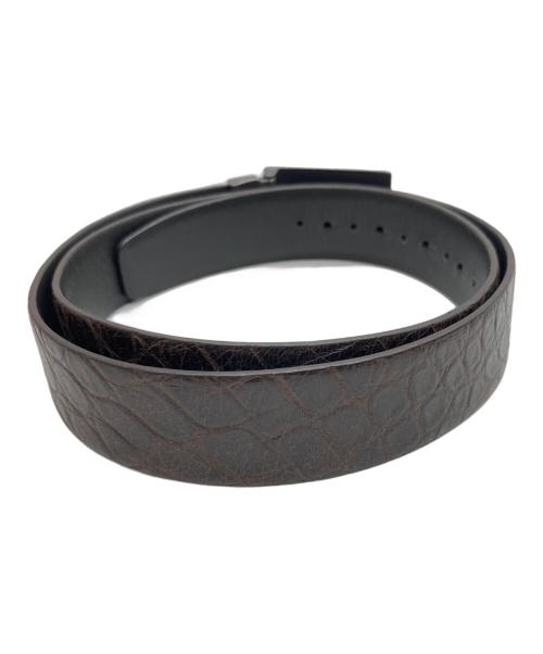 GIORGIO ARMANI（ジョルジョアルマーニ）GIORGIO ARMANI (ジョルジョアルマーニ) ベルト ブラウンの古着・服飾アイテム