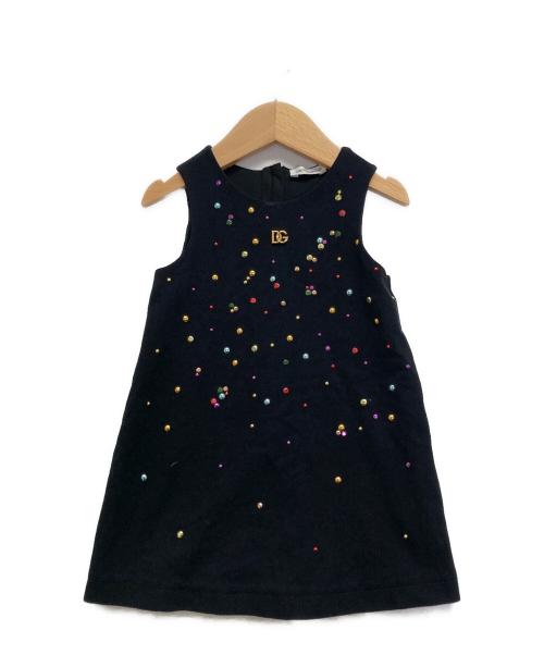 DOLCE & GABBANA（ドルチェ＆ガッバーナ）DOLCE & GABBANA (ドルチェ＆ガッバーナ) ワンピース ブラック サイズ:12-18の古着・服飾アイテム