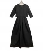 STYLE MIXERスタイルミキサー）の古着「半袖ワンピース」｜ブラック