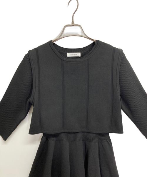 STYLE MIXER（スタイルミキサー）STYLE MIXER (スタイルミキサー) 半袖ワンピース ブラック サイズ:Sの古着・服飾アイテム