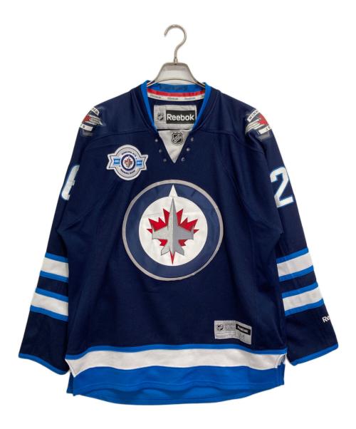 REEBOK（リーボック）REEBOK (リーボック) ゲームシャツ ネイビー サイズ:Mの古着・服飾アイテム