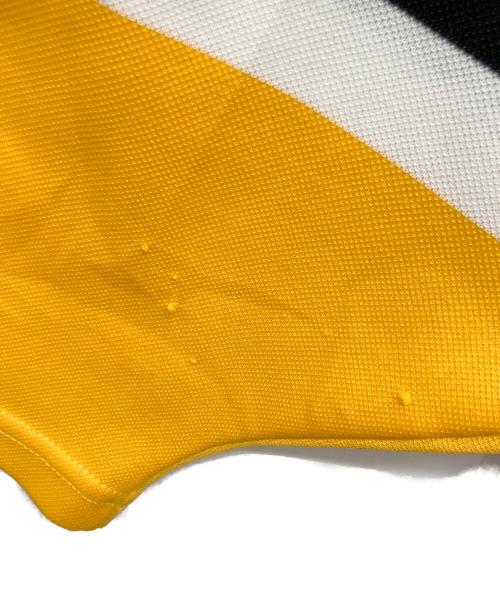 CCM（シーシーエム）CCM (シーシーエム) ゲームシャツ ホワイト×イエロー サイズ:XLの古着・服飾アイテム