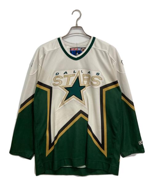 CCM（シーシーエム）CCM (シーシーエム) ゲームシャツ ホワイト サイズ:Lの古着・服飾アイテム