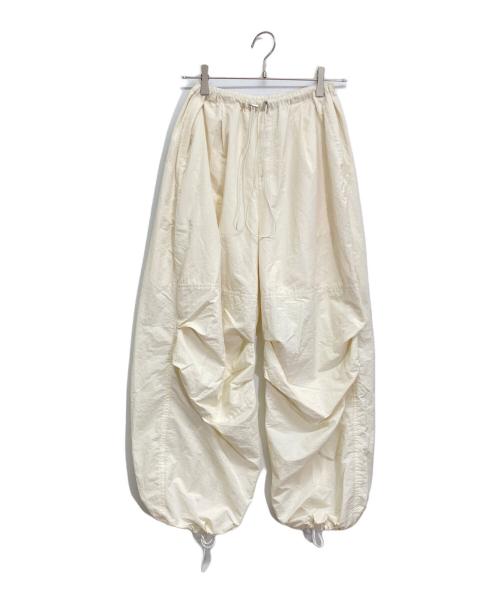MAISON SPECIAL（メゾンスペシャル）MAISON SPECIAL (メゾンスペシャル) ボリューミータフタスノーパンツ ホワイト サイズ:36の古着・服飾アイテム
