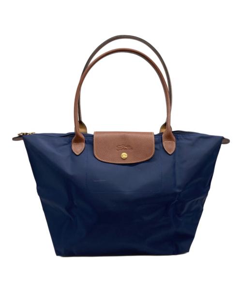 LONGCHAMP（ロンシャン）LONGCHAMP (ロンシャン) トートバッグ ネイビーの古着・服飾アイテム