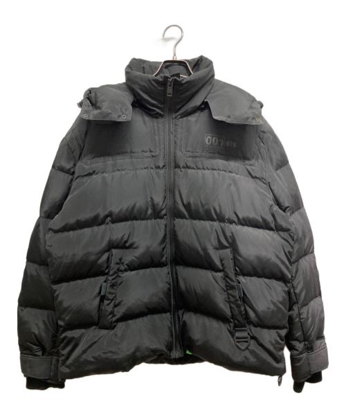 DIESEL（ディーゼル）DIESEL (ディーゼル) 撥水加工ダウンジャケット ブラック サイズ:XLの古着・服飾アイテム