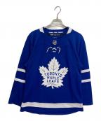 adidasアディダス）の古着「カットソー」｜ブルー