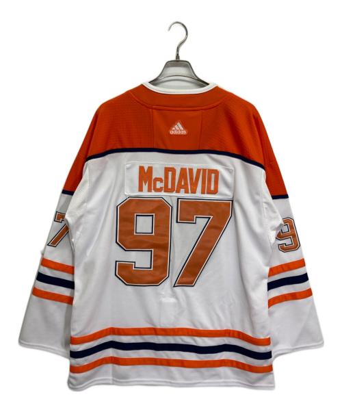 adidas（アディダス）adidas (アディダス) ゲームシャツ オレンジ サイズ:56の古着・服飾アイテム