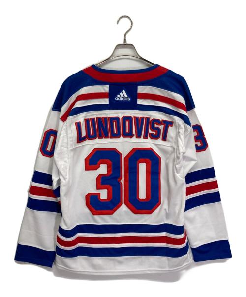 adidas（アディダス）adidas (アディダス) ゲームシャツ ホワイト サイズ:46の古着・服飾アイテム