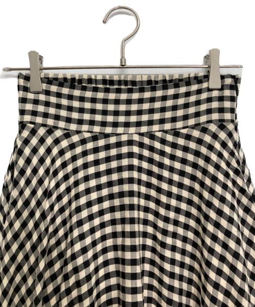 JENNE（ジェンヌ）JENNE (ジェンヌ) エアリーフレンチフレアスカート ホワイト サイズ:Mの古着・服飾アイテム