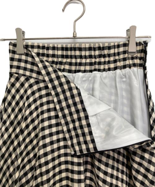 JENNE（ジェンヌ）JENNE (ジェンヌ) エアリーフレンチフレアスカート ホワイト サイズ:Mの古着・服飾アイテム